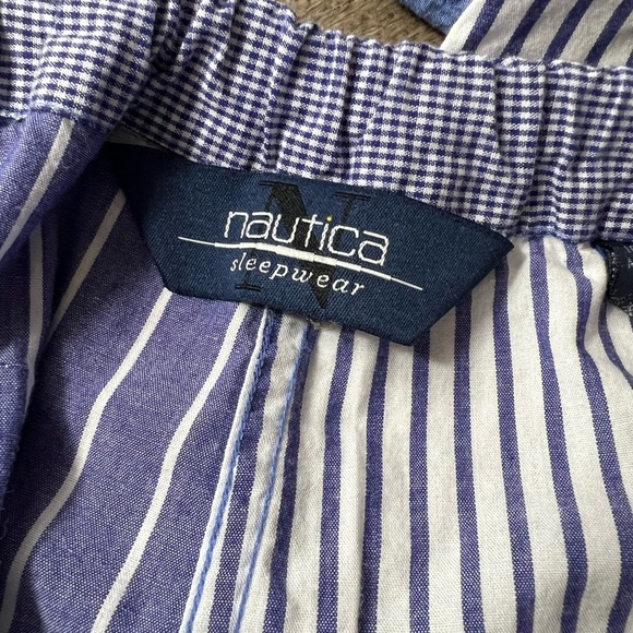 Vintage Nautica mixed print pajama bottoms Lounge pants size Medium - Picture 4 of 7